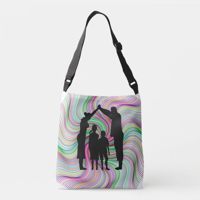 FAMILY SILHOUETTE CROSSBODY BAG (Back)