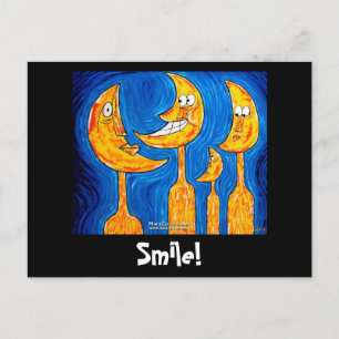Family Smiling Postcard