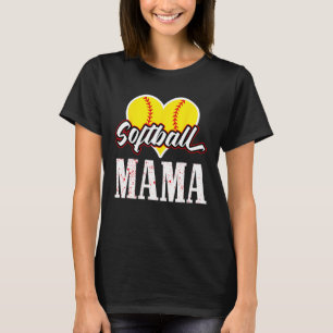 Family Softball Palyer Mama Mother Grandma Matchi T-Shirt