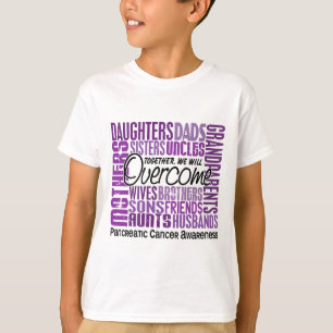 Family Square Pancreatic Cancer T-Shirt