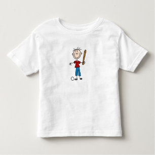 Family Stick Figure Baseball Shirt