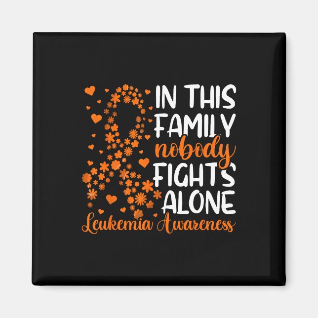 Family Support Leukaemia Awareness  Magnet (Front)