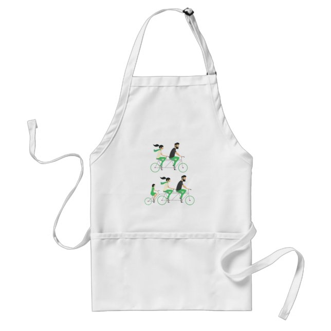 Family Tandem Bicycle Cycling Standard Apron (Front)