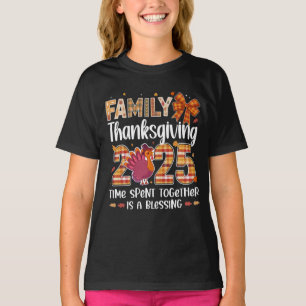 Family Thanksgiving 2025 Crew Turkey Group T-Shirt