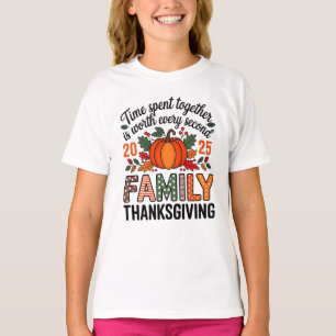 Family Thanksgiving 2025 Shirt   Editable Turkey 