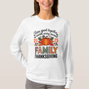 Family Thanksgiving 2025 Shirt   Editable Turkey 