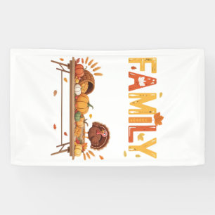 Family Thanksgiving 2025 Thankful For My Tribe Ess Banner