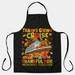 Family Thanksgiving Cruise 2026 Vacation Trip Apron