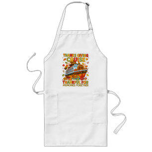 Family Thanksgiving Cruise 2026 Vacation Trip Long Apron