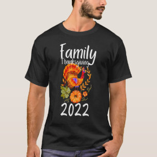 Family Thanksgiving Day 2022 Matching Thankful Aut T-Shirt