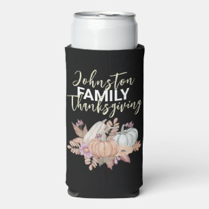 Family Thanksgiving Party Favours Ideas Seltzer Can Cooler