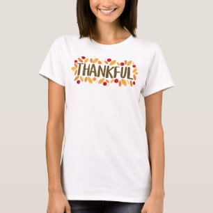 Family Thanksgiving Turkey Day Retro Thankful Frie T-Shirt