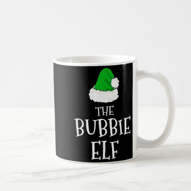 Family The Bubbie Elf Christmas Matching Pajama Fu Coffee Mug (Right)