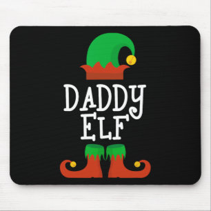Family The Daddy Elf Christmas Matching Pj Pajama  Mouse Pad