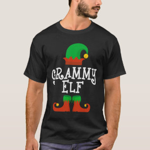 Family The Grammy Elf Christmas Pj Pajama Matching T-Shirt