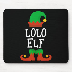 Family The Lolo Elf Christmas Matching Pj Pajama X Mouse Pad