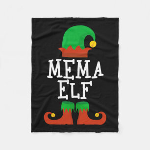 Family The Mema Elf Christmas Matching Pj Pajama X Fleece Blanket