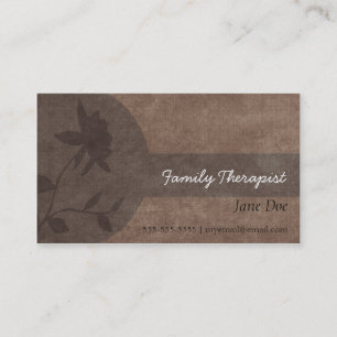 Family Therapist Appointment Card