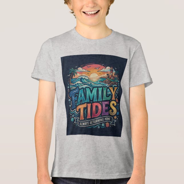 Family Tides Tri-Blend Shirt (Front)