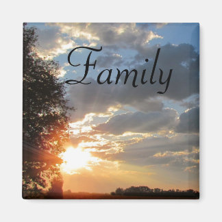 family titled sunrise magnet