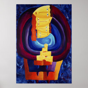 Family Together Portrait Modern Painting Art Print