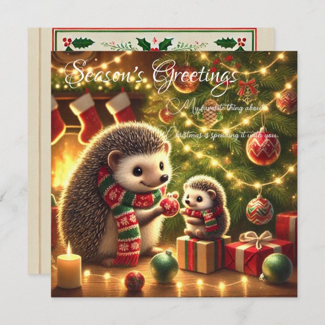 Family Tradition Card (Front/Back)