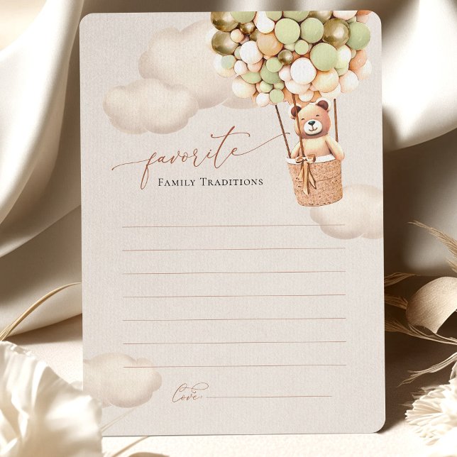 Family Traditions Bear Balloons Baby Shower (Creator Uploaded)