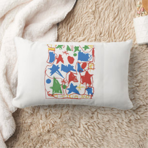 Family Traits T-Shirt - Children's Illustration Lumbar Cushion