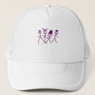 Family Traits T-Shirt - Children's Illustration Trucker Hat