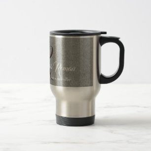 Family travel mug monogrammed with letters