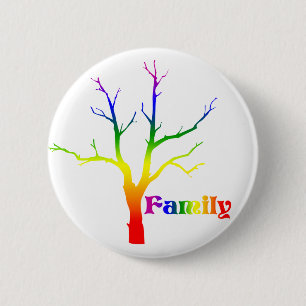 Family Tree 6 Cm Round Badge
