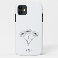 Family Tree Daisies Custom Child Names Monogram