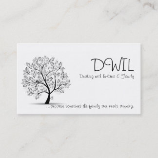 Family Tree DWIL Card