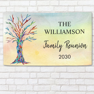Family Tree Family Reunion Banner