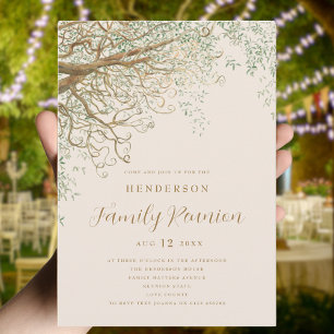 Family Tree Family Reunion Invitation