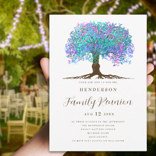 Family Tree Family Reunion  Invitation