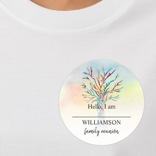 Family Tree Family Reunion Name Tag