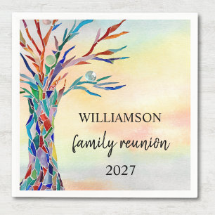  Family Tree Family Reunion  Napkin