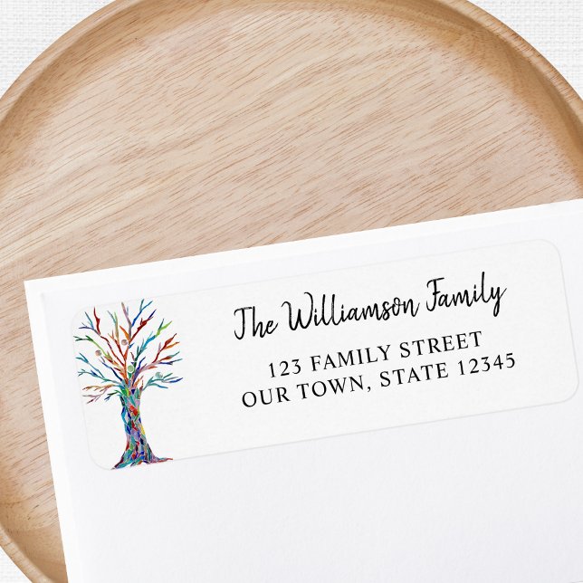 Family Tree Family Reunion Return Address (Creator Uploaded)