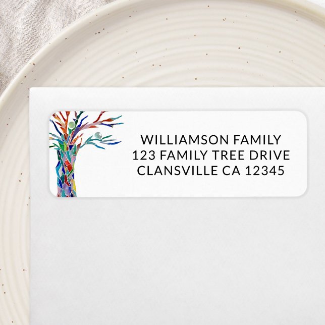 Family Tree Family Reunion Return Address  (Creator Uploaded)