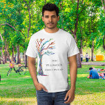 Family Tree Family Reunion T-Shirt<br><div class="desc">This modern and stylish family reunion T-Shirt is desolated with a mosaic family tree in the colours of the rainbow. Easily customisable with your name and the year of your reunion. Use the Customise Further option to change the text size, style, or colour if you wish. Because we create our...</div>