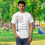 Family Tree Family Reunion T-Shirt<br><div class="desc">This stylish family reunion T-Shirt is desolated with a mosaic family tree in the colours of the rainbow. Easily customisable with your name and the year of your reunion. Use the Customise Further option to change the text size, style, or colour if you wish. Because we create our artwork you...</div>