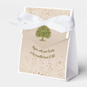 Family tree Favour Box, family quote for wedding Box