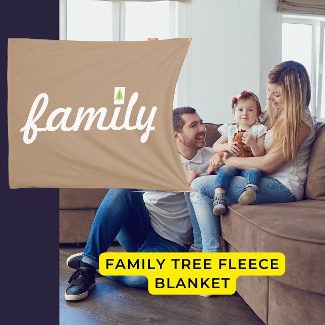 Family Tree Green Emoji Throw Blanket (Creator Uploaded)