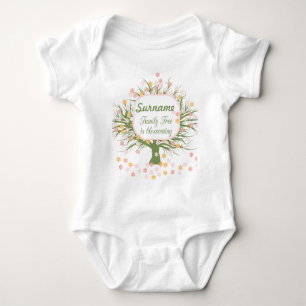 Family Tree is Blossoming Baby Bodysuit