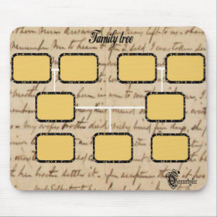 family tree Mousepad