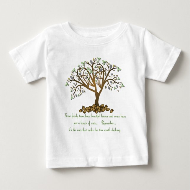 Family Tree Nuts Baby T-Shirt (Front)
