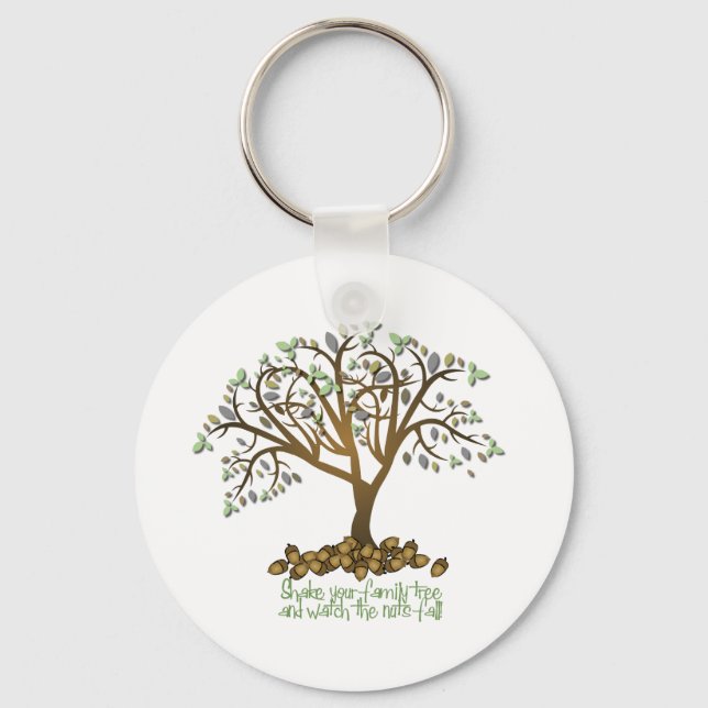 Family Tree Nuts Key Ring (Front)