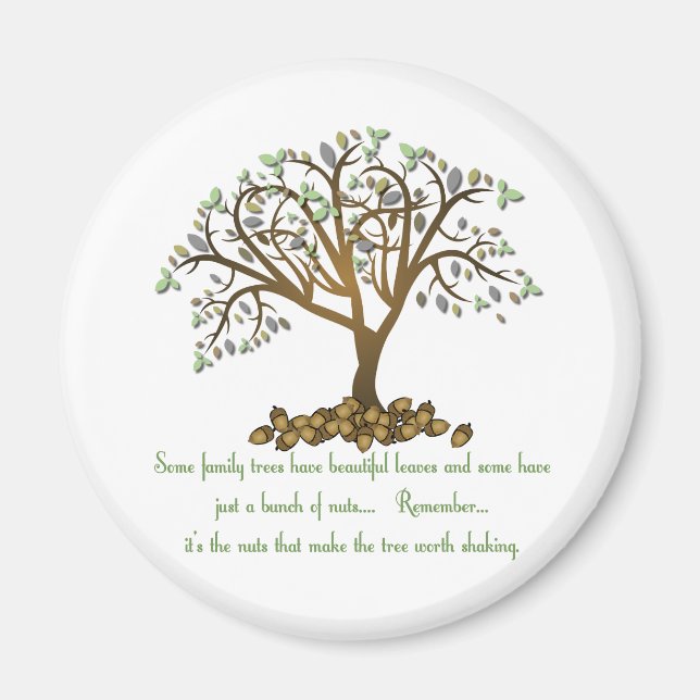 Family Tree Nuts Magnet (Front)