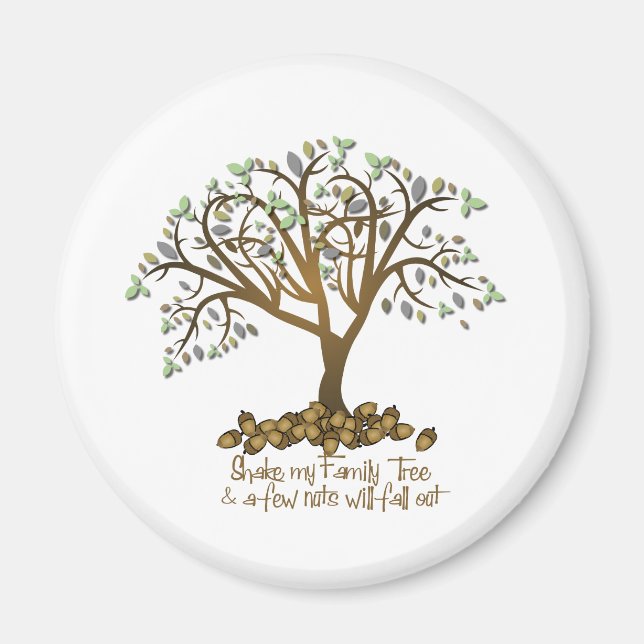 Family Tree Nuts Magnet (Front)